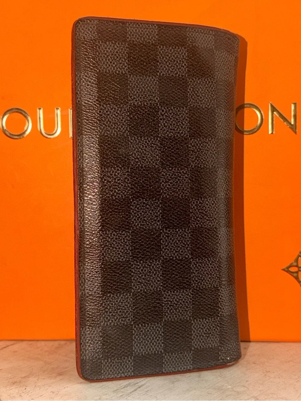 Louis Vuitton Brazza Damier Ebene  Long Wallet - 2-toned leather